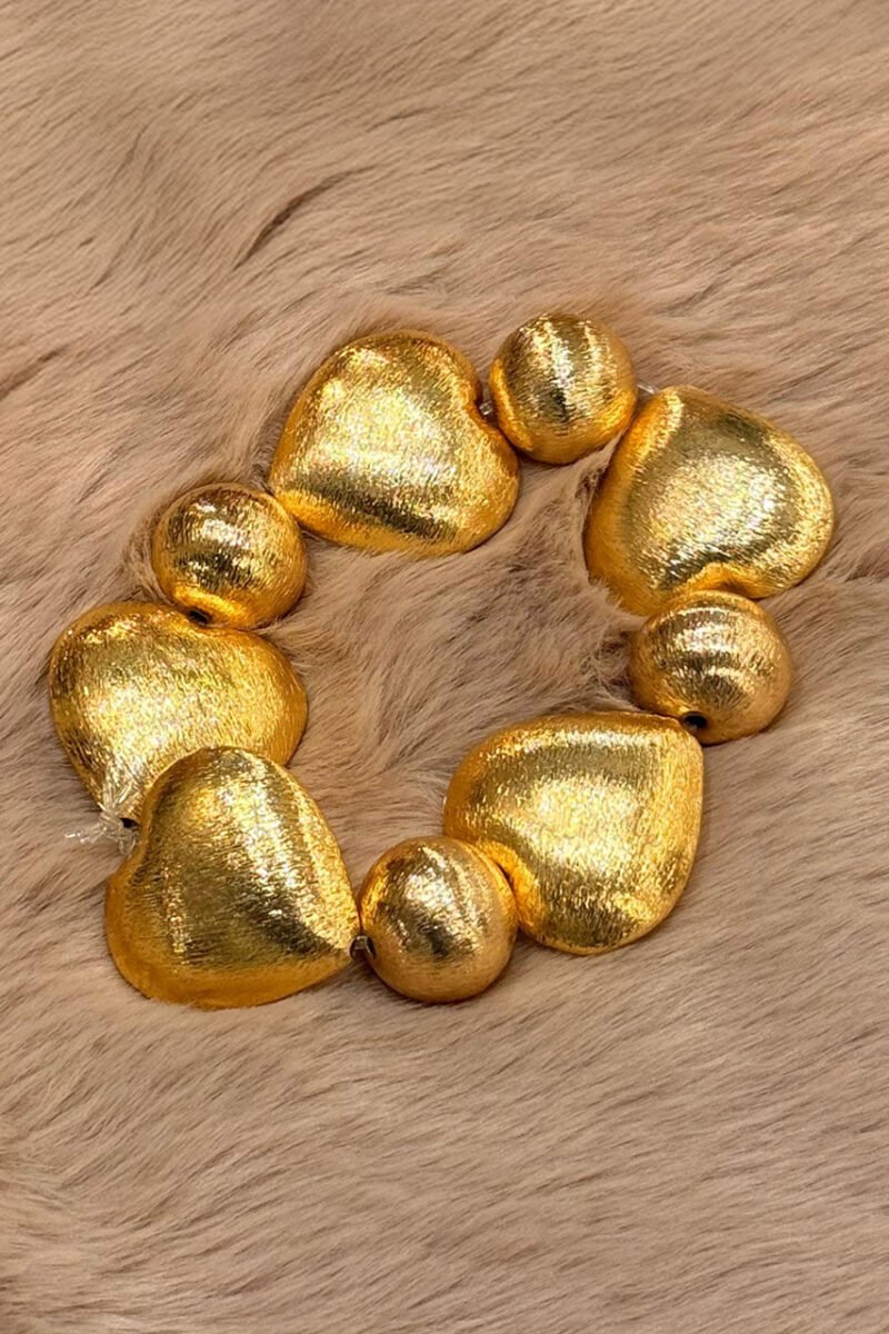 Round Balls Heart Bracelets - Image 4